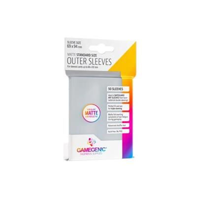 Gamegenic Hüllen Outer Sleeves Standardgröße Transparent (50 Stück)