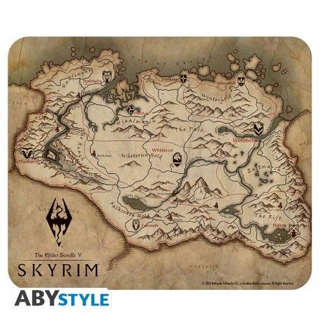 Skyrim Mauspad Karte