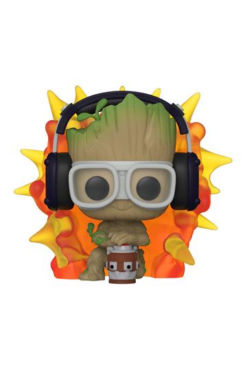 Ich bin Groot Funko POP! Vinyl Figur Groot w/ detonator 9 cm