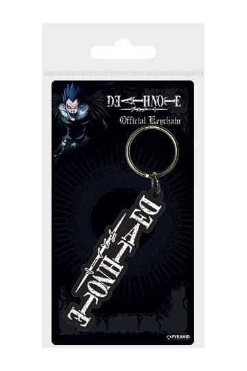 Death Note Gummi-Schlüsselanhänger Logo 6 cm