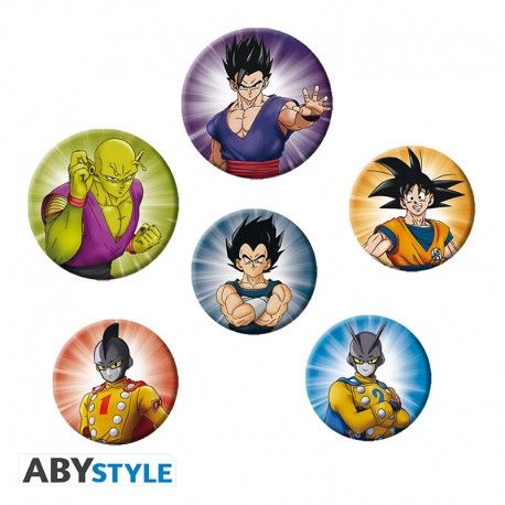 Dragon Ball Hero Button 6er Pack