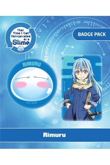 That Time I Got Reincarnated as a Slime Ansteck-Buttons Doppelpack Rimuru
