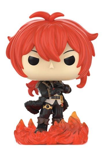Genshin Impact Funko POP! Games Vinyl Figur Diluc Ragnvindr 9 cm
