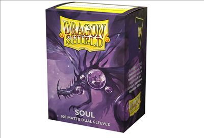 Dragon Shield Dual Matte Hüllen Standardgröße Metallic Purple / Soul (100 Stück)