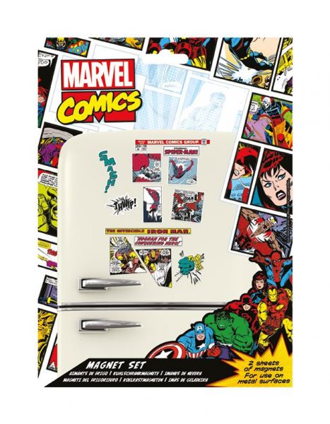 Marvel Comics Magnete Set Retro Heroes