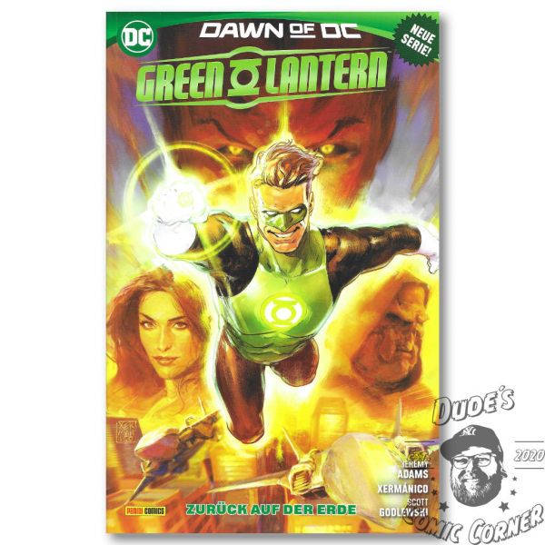 Green Lantern (Dawn of DC) 01 Zurück auf der Erde mit Acryl-Figur