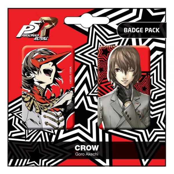 Persona 5 Royal Ansteck-Buttons Doppelpack Crow