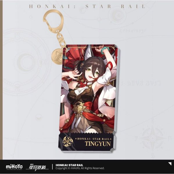 Honkai: Star Rail Charakter Schlüsselanhänger Tingyun 9cm