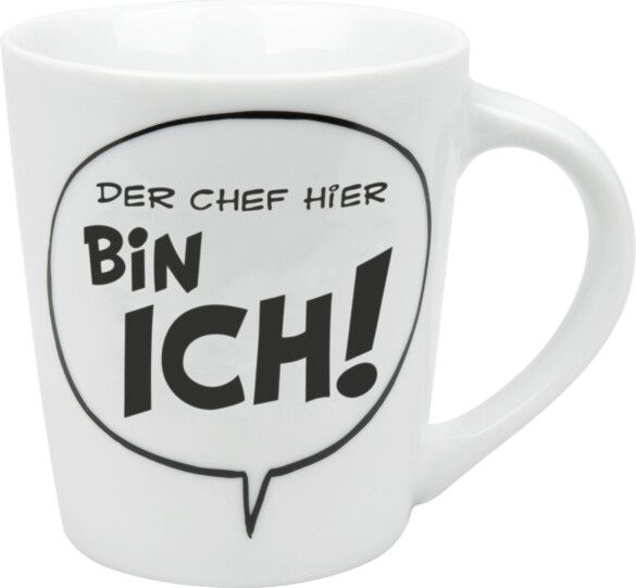 Asterix Tasse Majestix: der Chef hier bin ich