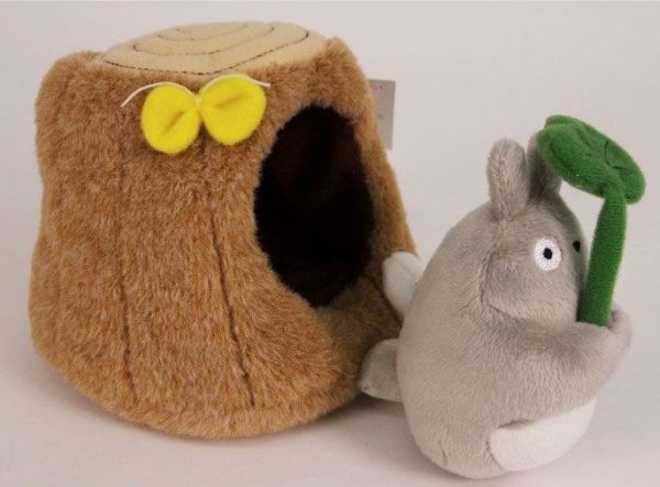 Mein Nachbar Totoro Plüschfigur Totoro im Baumstamm 10 cm