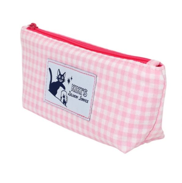Kiki's kleiner Lieferservice rosa kariertes Federmäppchen