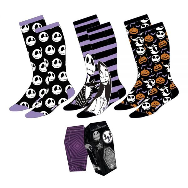 Nightmare before christmas Socken 3er-Pack Icons 35-41