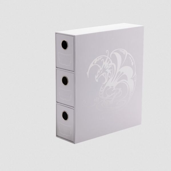 Dragon Shield Fortress Card Drawers Aufbewahrungsbox Weiß