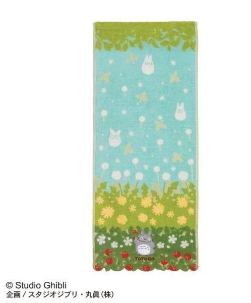 Mein Nachbar Totoro Handtuch Blumen & Erdbeeren 34x80cm