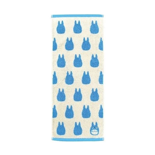 Mein Nachbar Totoro Handtuch Silhouette Totoro Blau 33x80cm