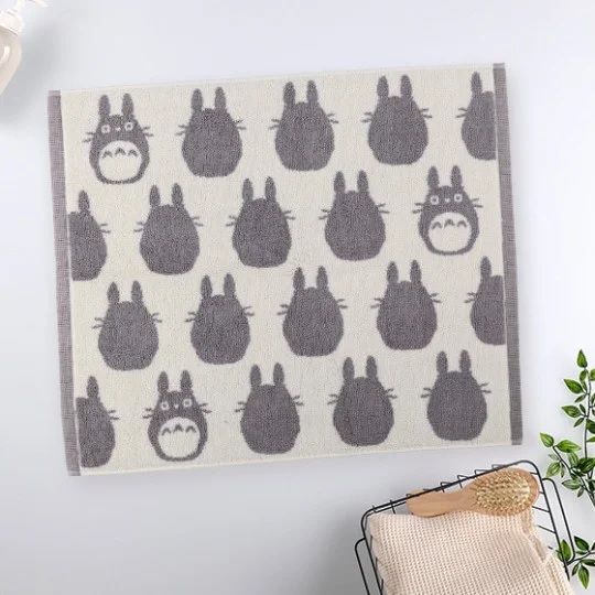 Mein Nachbar Totoro Badematte Silhouette Totoro Grau 50x60cm