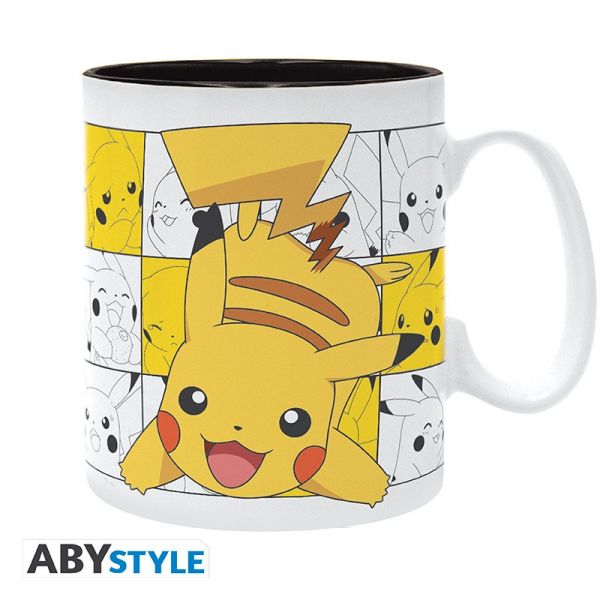 Pokémon Tasse 460ml Pikachu Grimassen