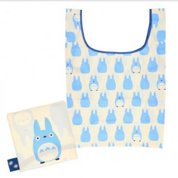 Mein Nachbar Totoro Einkaufsbeutel Silhouette Totoro Blau