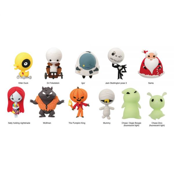 Nightmare before Christmas 3D PVC-Taschenanhänger Serie 2