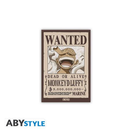 One Piece Magnet Wanted Luffy