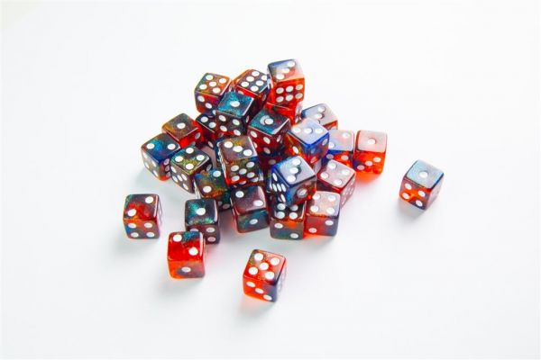 Gamegenic Galaxy Series D6 Würfel-Set Mars 12 mm (36 Stück)