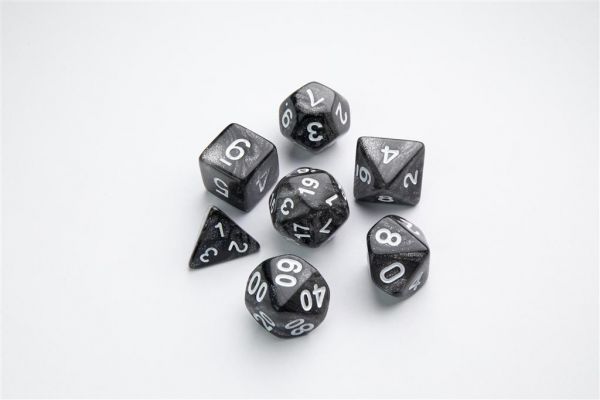 Gamegenic Galaxy Series RPG Würfel-Set Moon (7 Stück)
