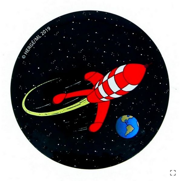 Tim und Struppi Magnet Rakete