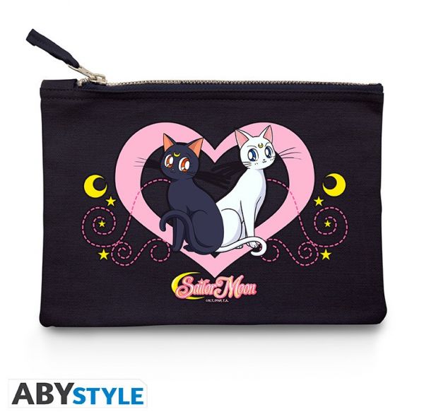 Sailor Moon Kosmetiktasche Blau Luna & Artemis