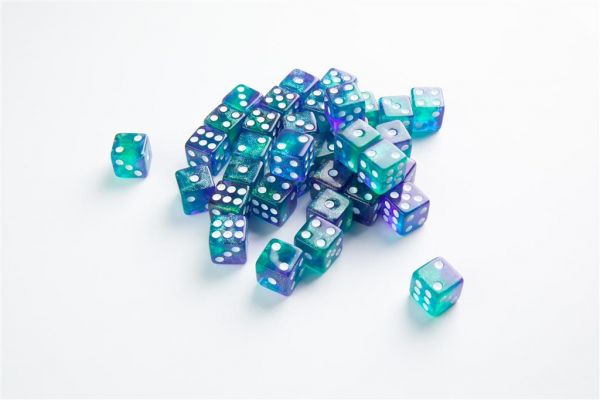 Gamegenic Galaxy Series D6 Würfel-Set Neptune 12 mm (36 Stück)