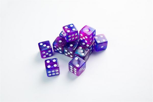 Gamegenic Galaxy Series D6 Würfel-Set Nebula 16 mm (12 Stück)