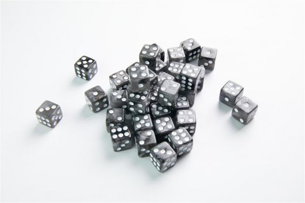 Gamegenic Galaxy Series D6 Würfel-Set Moon 12 mm (36 Stück)