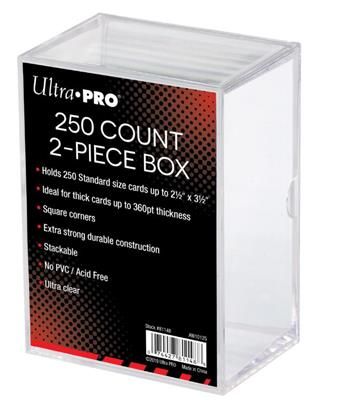Ultra Pro 2-teilige Deckbox für 250+ Karten Transparent