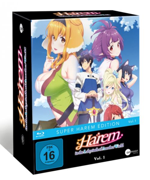 Harem in the Labyrinth of Another World 01 Blu-ray mit Sammelschuber