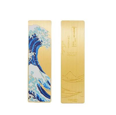 Hokusai Die große Welle vor Kanagawa Metall Lesezeichen