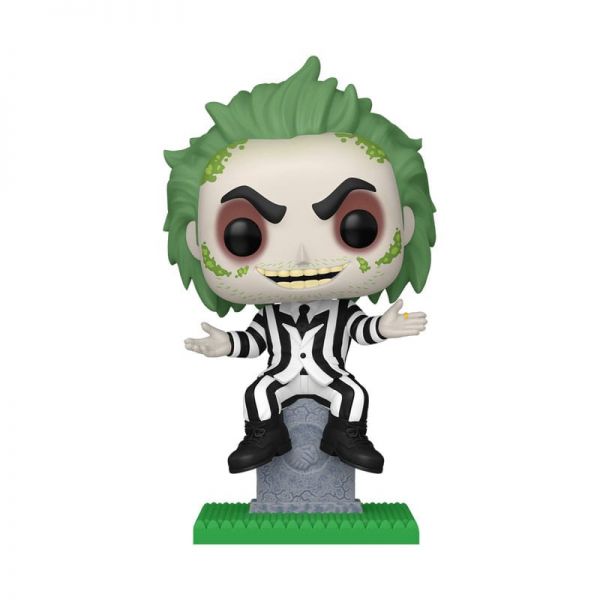 Beetlejuice Funko POP! Plus Movies Vinyl Figur Beetlejuice w/tombstone 9 cm