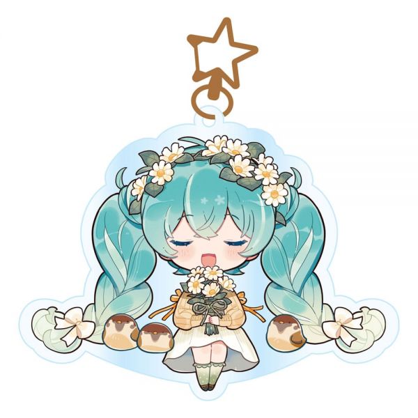 Hatsune Miku Acryl Schlüsselanhänger Kawaii Autumn Time