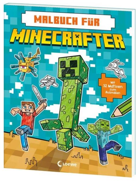 Malbuch für Minecrafter