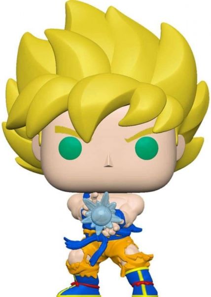 Dragon Ball Funko Pop! Animation Vinyl Figure Super Saiyan Goku with Kamehameha Diamond Collection 9cm