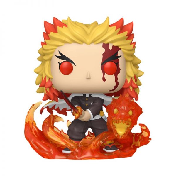 Demon Slayer Kimetsu no Yaiba Funko POP! Animation Vinyl Figur Kyojuro Rengoku 9th form Exclusive 9 cm