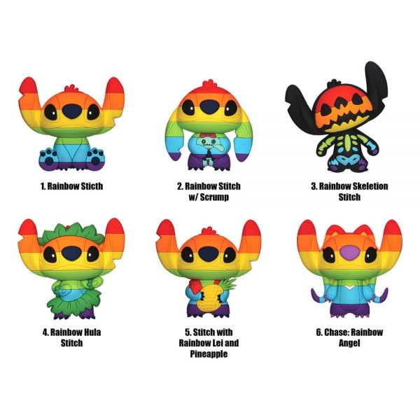 Lilo & Stitch 3D Magnet Regenbogen
