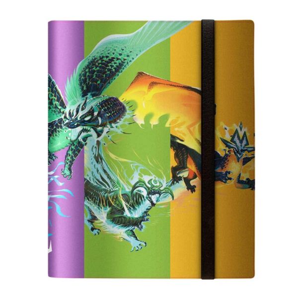 Ultra Pro 9-Pocket Pro-Binder Kartenmappe Magic the Gathering Tarkir Dragonstorm Prerelease Key Artwork