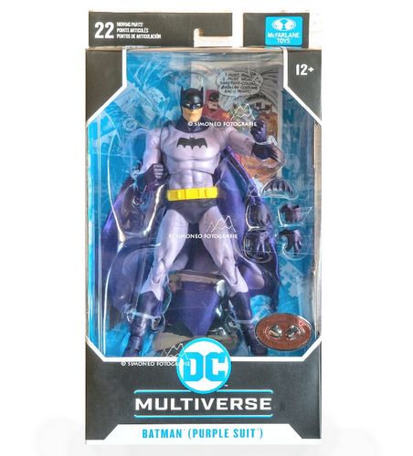 DC Multiverse Actionfigur 18 cm Purple Batman