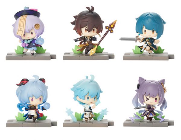 Genshin Impact Battle Scene Collection Mini-Figur Liyue Edition 6 cm