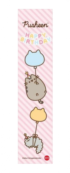 Pusheen Geburtstagskalender Langplaner