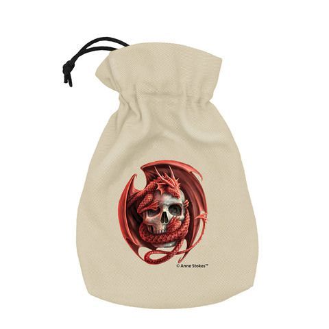 Anne Stokes Würfelbeutel Skull Embrace