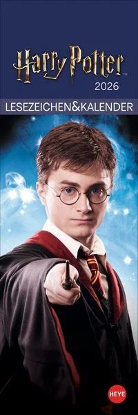 Lesezeichenkalender Harry Potter 2026