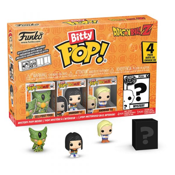 Dragon Ball Bitty Funko POP! Vinyl Figuren 4er-Pack Series 2 2,5 cm