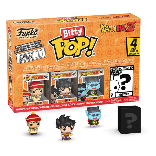 Dragon Ball Bitty Funko POP! Vinyl Figuren 4er-Pack Series 1 2,5 cm