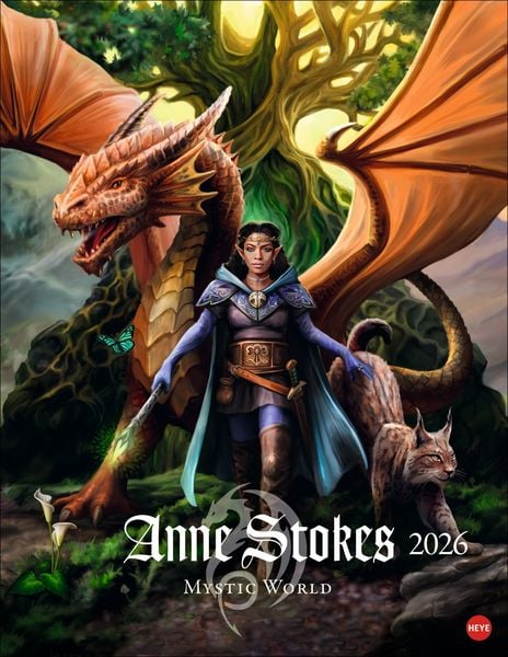 Anne Stokes Mystic World Posterkalender 2026