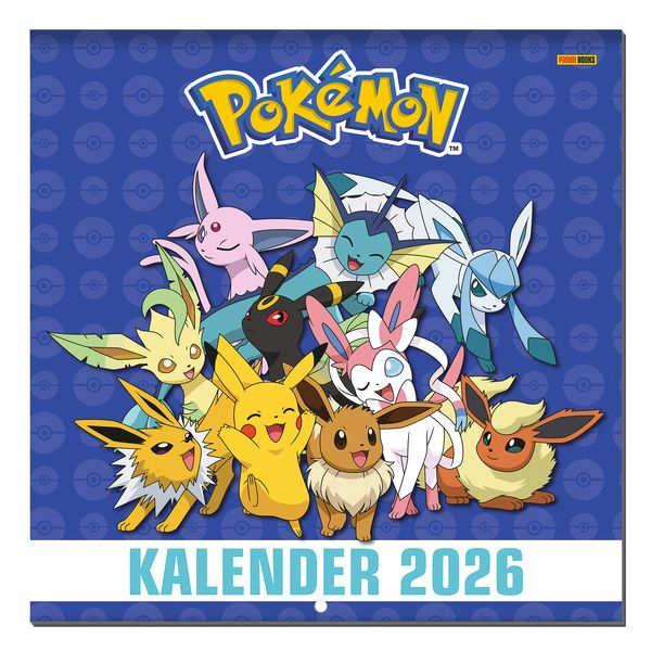 Pokémon Broschurkalender 2026